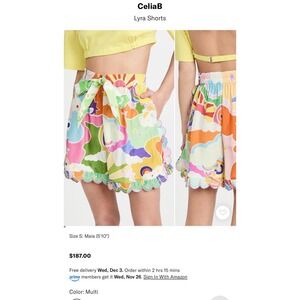 Celia‎ B Lyra shorts women's rainbow small